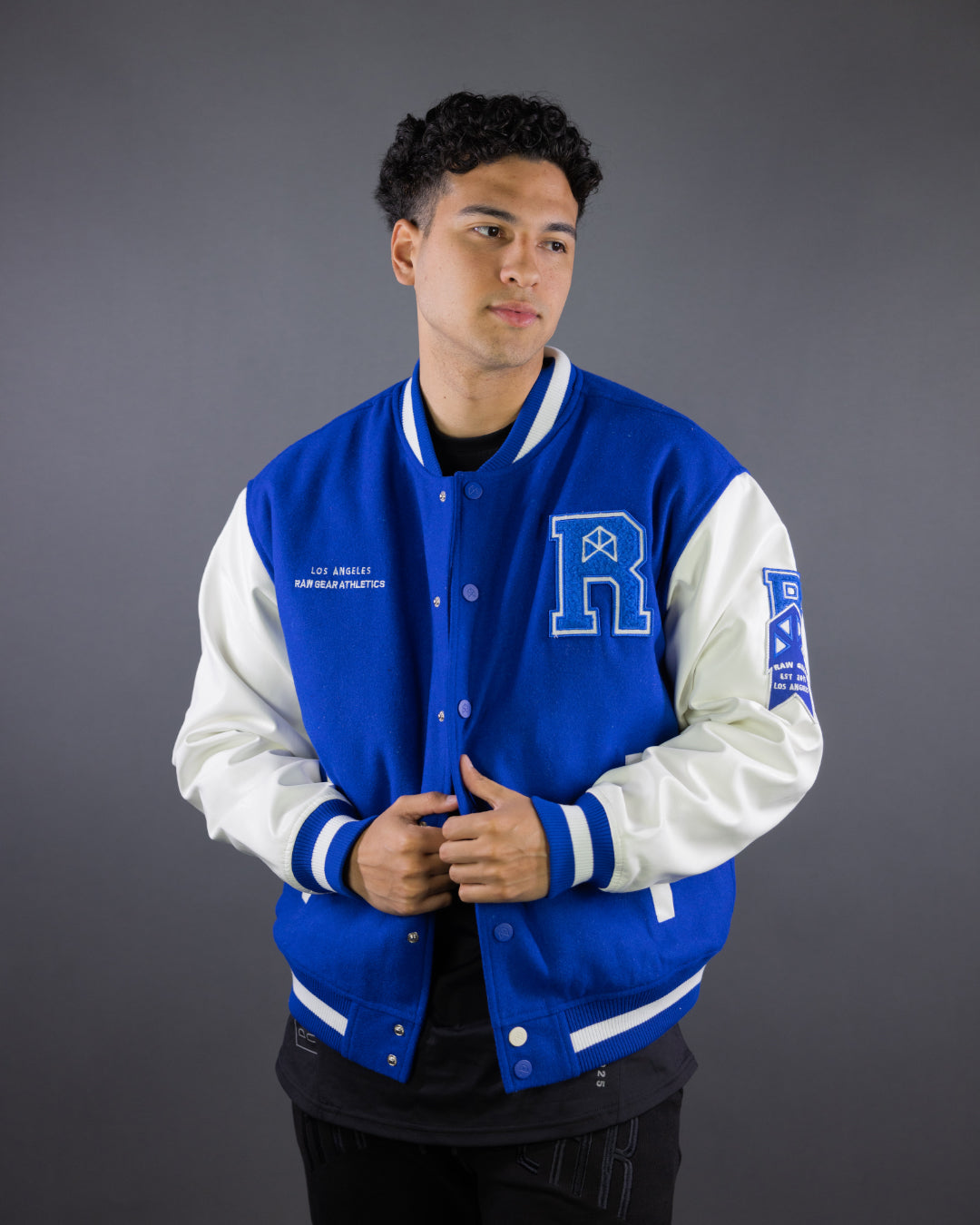 RAW x INTERBREED “RAW Varsity Jacket” - スタジャン