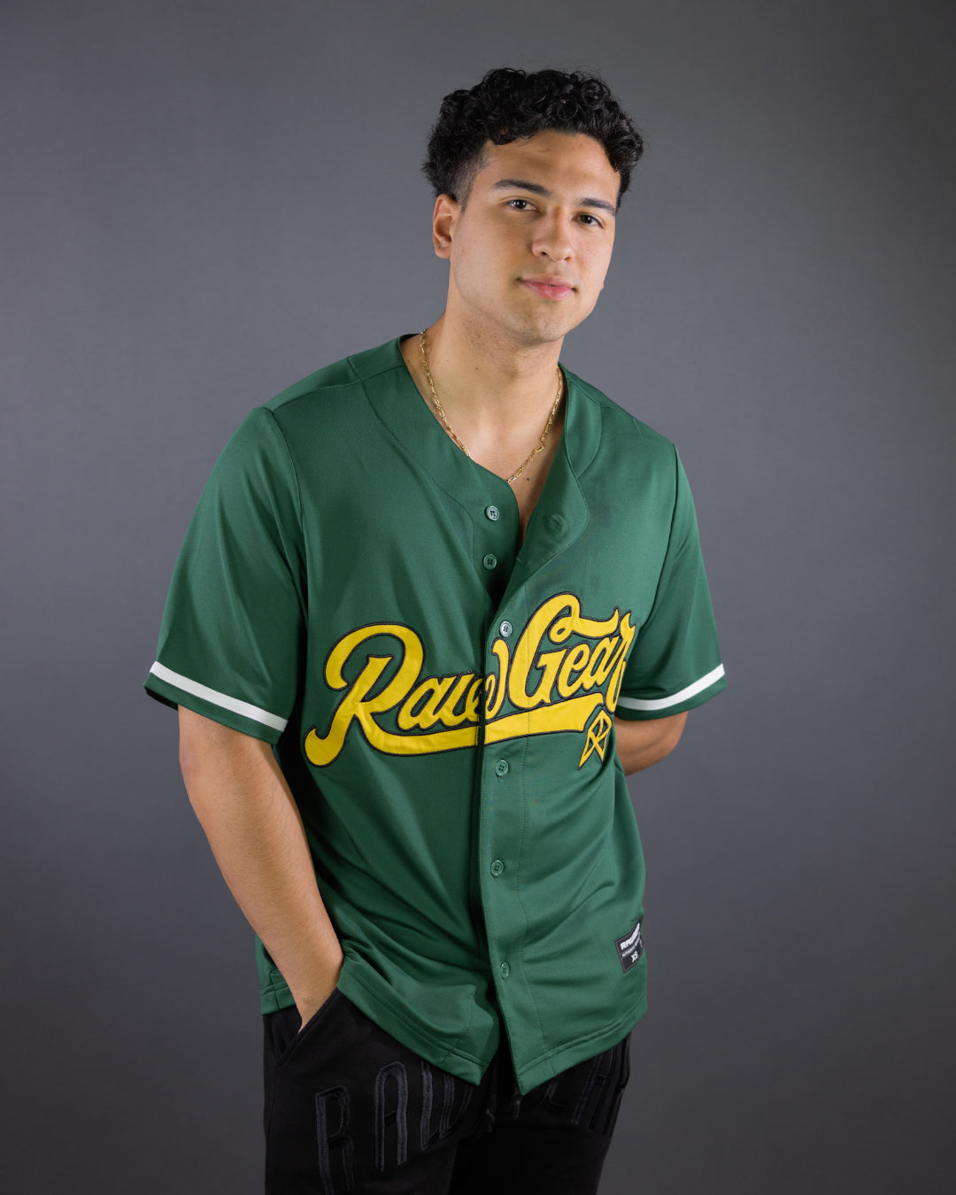 Baseball Jersey | Raw Gear Green / S